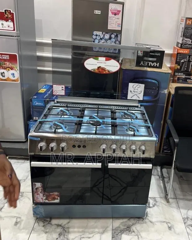 Well Designed Mediatech 5 Gas Burner With Grill(Gray)60x90cm · Photo 1