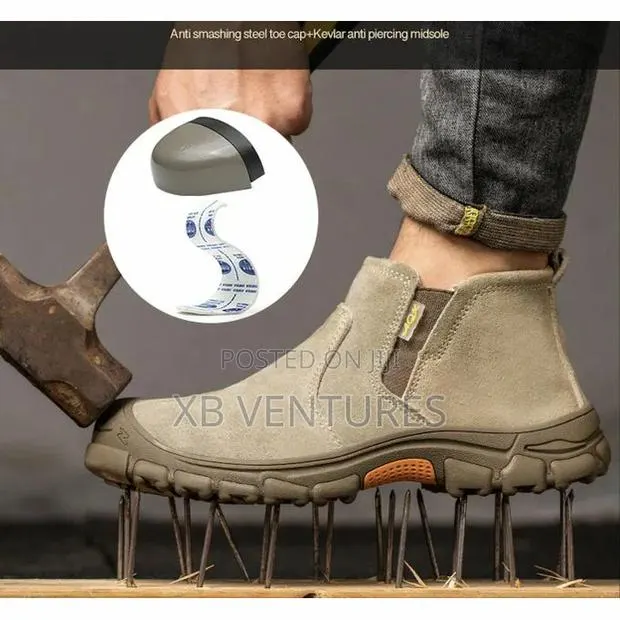 Steel Toe Anti-Smashing Anti-Piercing Anti Scalding Welding Shoes · Photo 2