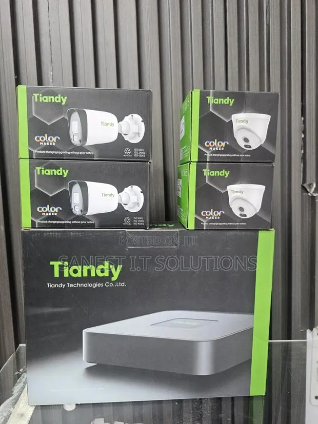 Tiandy Kit 2mp Ip CCTV Camera 4 Chanel Kit · Photo 1
