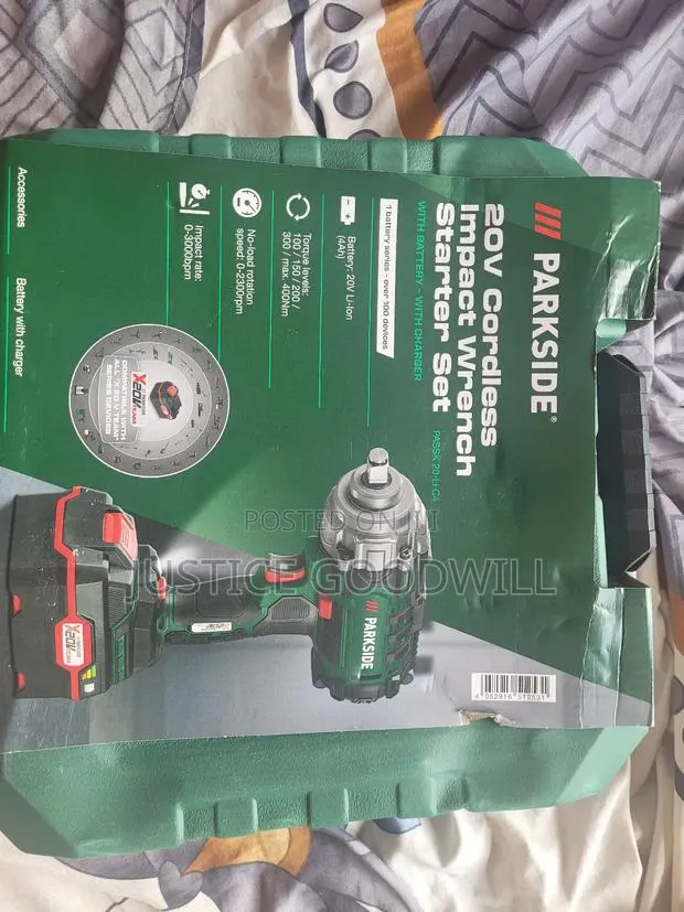 Parkside 20v Cordless Drill Machine With Battery · Photo 1