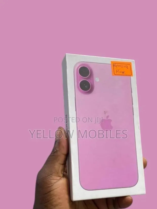 New Apple iPhone 16 Plus 256 GB Pink