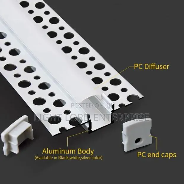 Poshplus Plaster Boards Aluminum Profiles Channel 10feet · Photo 6