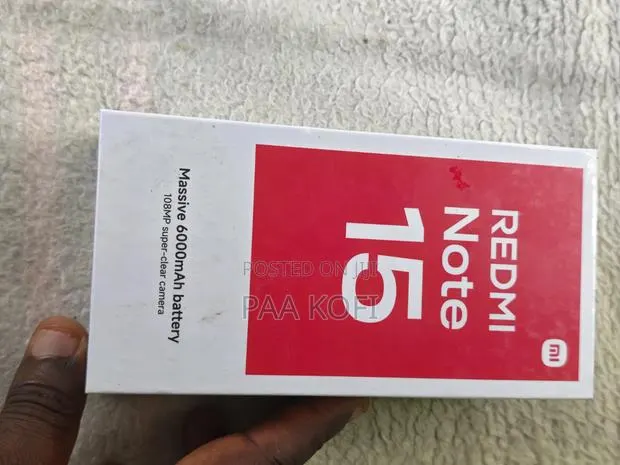 New Xiaomi Redmi Note 15 256 GB Black · Photo 1