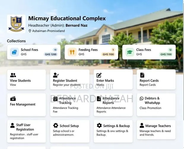 School Management System Software - Report Cards & Fees · Photo 1