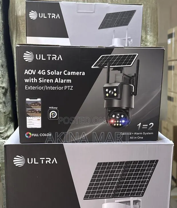 AOV Dual Lens 4g Solar Camera 2lens Solar Camera With Alarm System · Photo 2