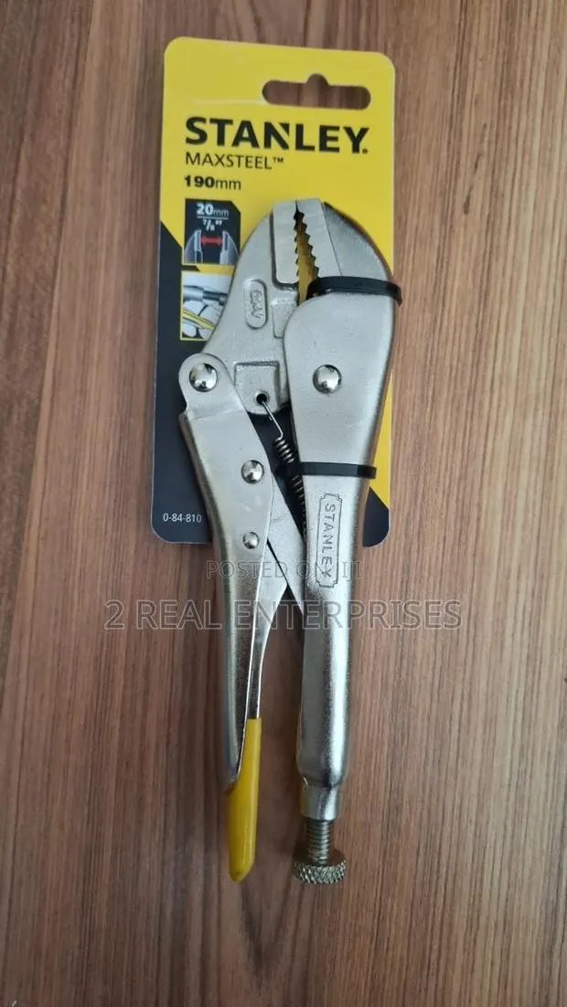 Stanley MaxSteel 190mm (7.5-Inch) Straight Jaw Locking Pliers · Photo 1