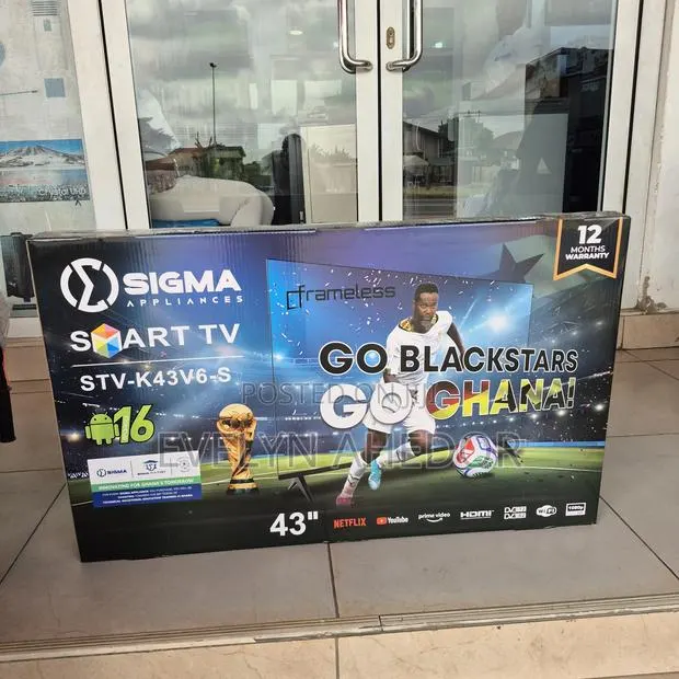 Available Sigma 43 Inches Smart Android TV Available · Photo 1