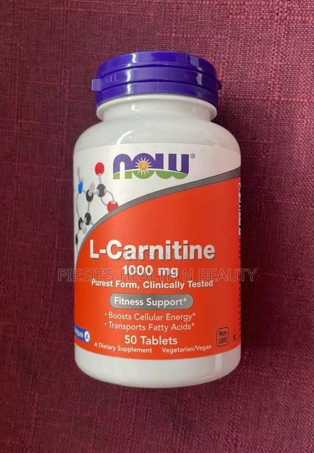 Now Foods L- Carnitine 1000mg, 50s · Photo 1