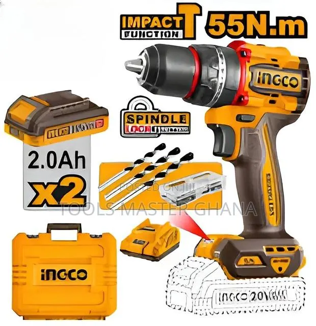 Compact Brushless Cordless Impact Drill - Cidli20558 · Photo 1