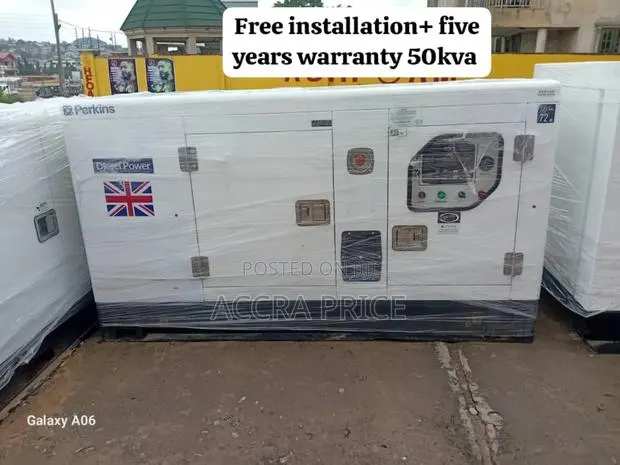 No Complaints Perkins Diesel Generator Rated 50kva 45kw · Photo 1