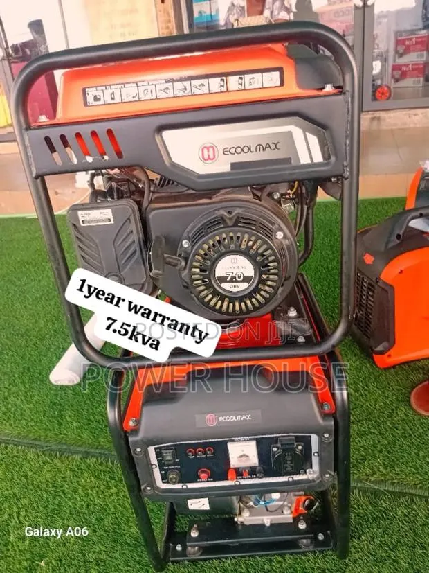 Crystal Base Ecoolmax Generator 7.5kva 8500watts 7.5kva · Photo 1