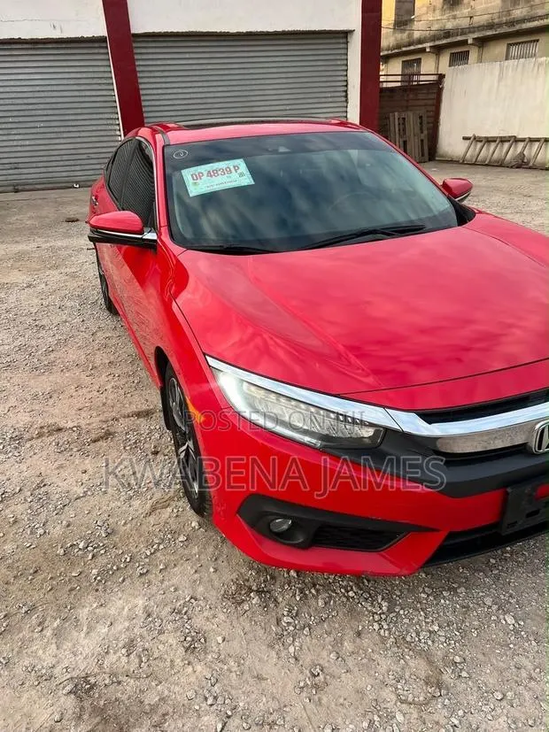 Honda Civic 2018 Red · Photo 1