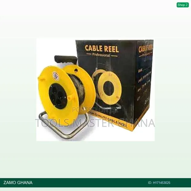Extension Cable 25m Yellow 2 Pins Plastic - H · Photo 1
