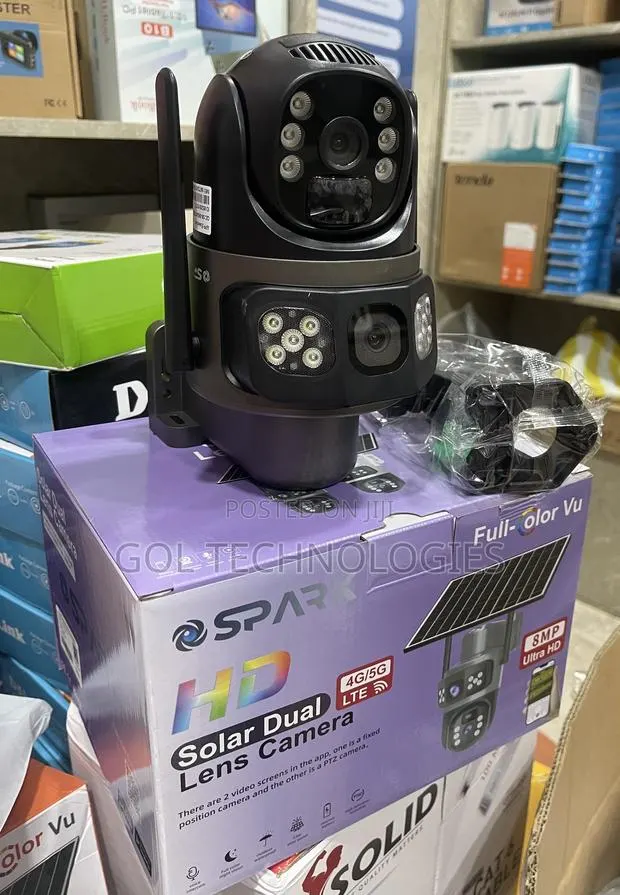 2 in 1 Solar Camera 8mp 4g/5g Ultra Hd Eu 4g PTZ Solar Camera · Photo 1