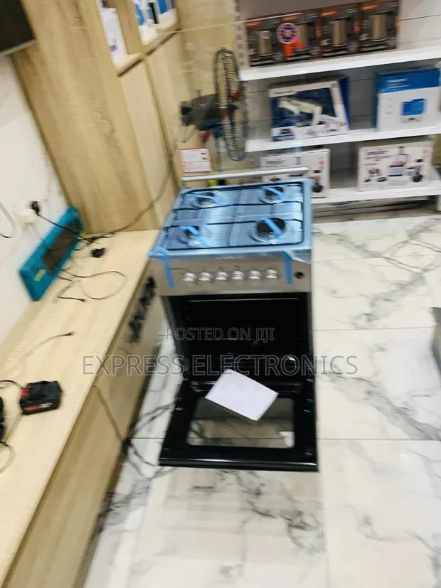 Best Buy for Less Gas Cooker Oven 50/50 4burner Sliver · Photo 1