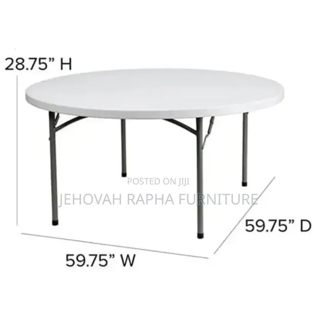 Quality Rounded Shape Foldable Table · Photo 1