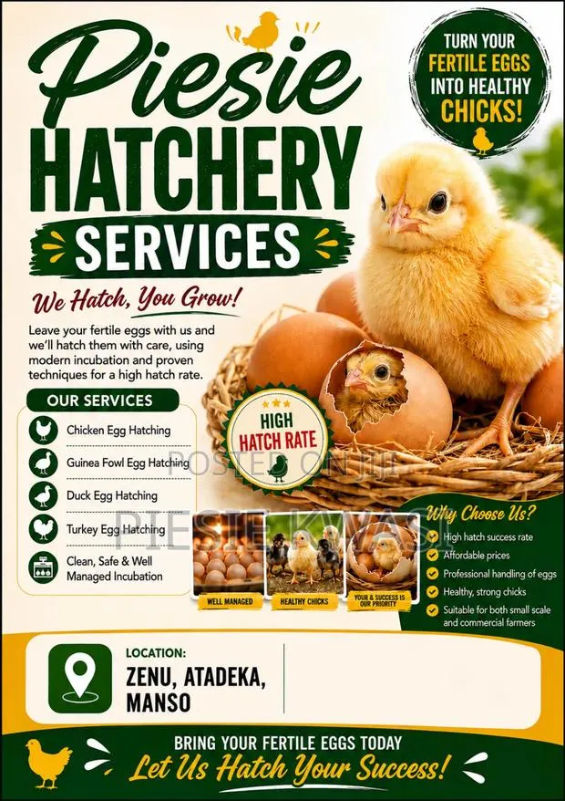 Professional Fertile Egg Hatching Services – Piesie Hatchery · Photo 1