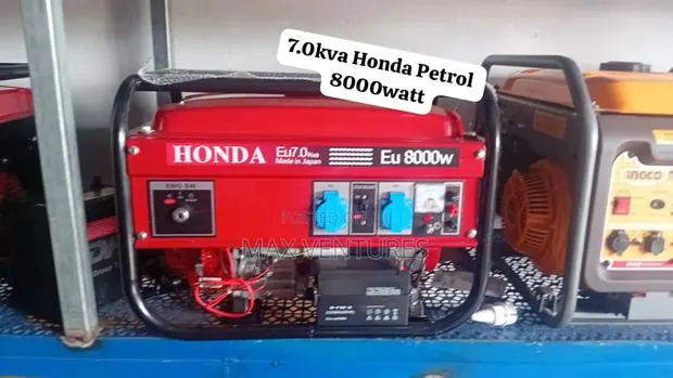 Japanese Honda 7.0kva 8000watt Petrol Generator 7.0kva · Photo 1