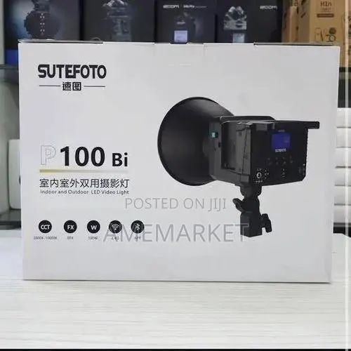 Sutefoto P100bi Professional Led Video Rechargeable Softbox Light · Photo 1