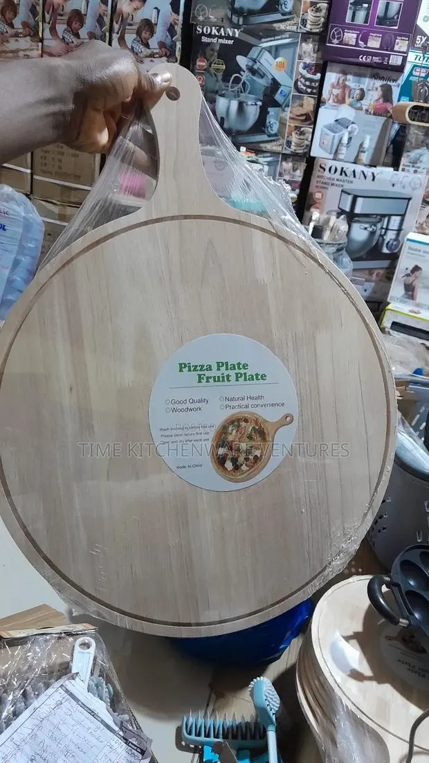 Fruit or Pizza Plate(Wooden) · Photo 1