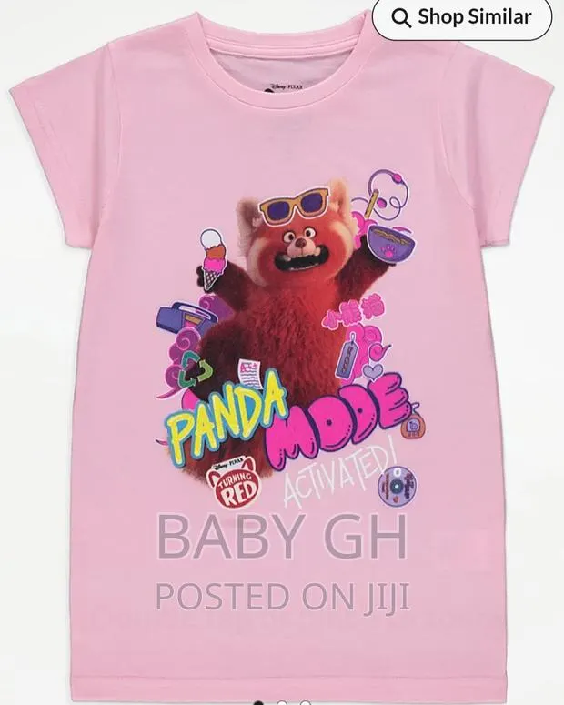 Disney Turning Red Graphic Print Pink T-Shirt · Photo 1