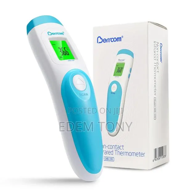 BERRCOM Contactless Digital Infrared Body Temperature Thermometer · Photo 1