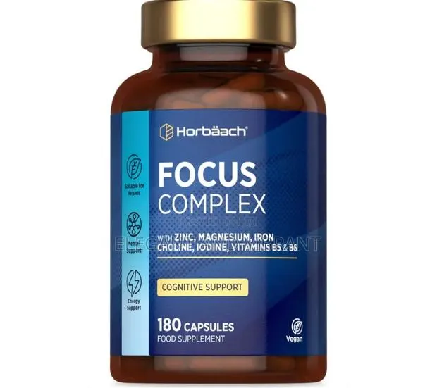 Focus Complex With Cognitive Support | 180 Capsules · Photo 1