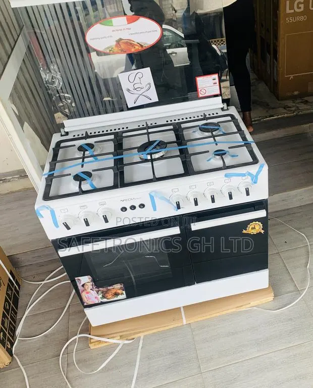Choose Sufficient Mediatech 60×90 White Gas Cooker · Photo 1