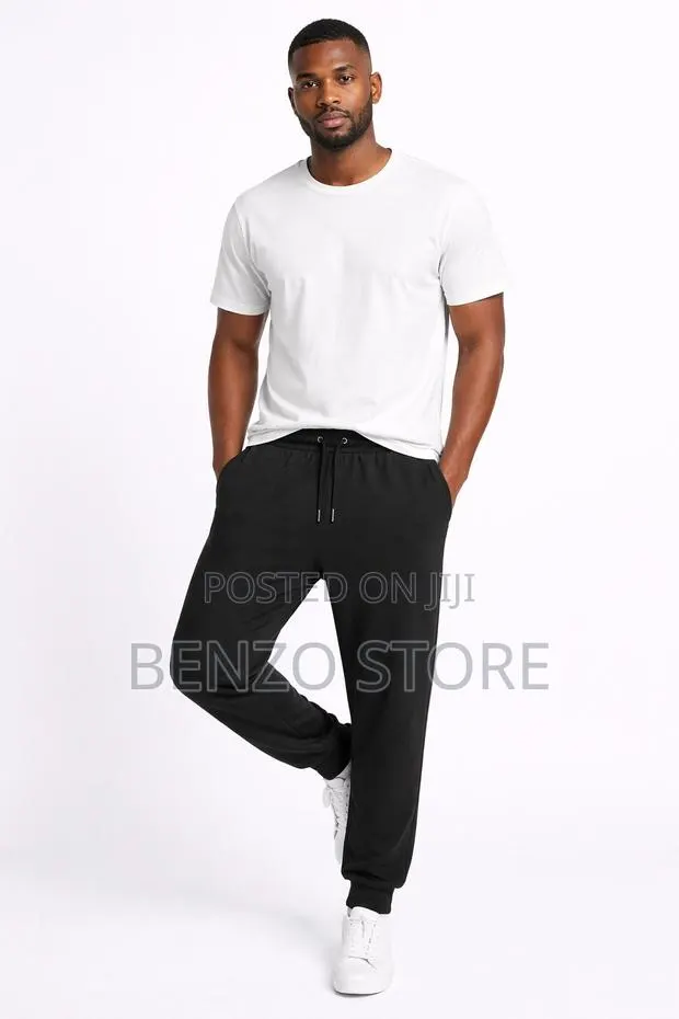 High Quality Cotton Joggers – Unisex Gym Sweatpants · Photo 1