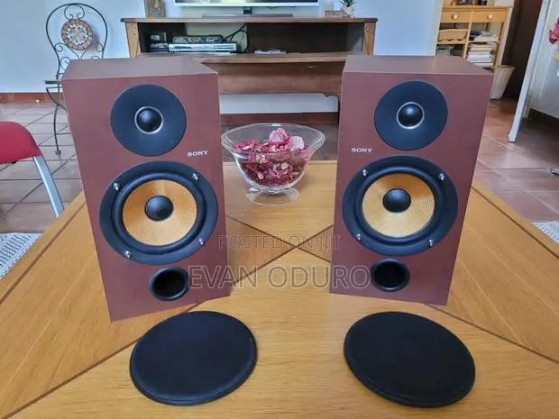Powerful Sony Studio Passive Bookshelf Speakers Good Sound Quality · Photo 1