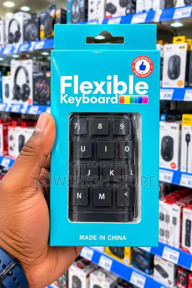 Wired Flexible Silicone Keyboard · Photo 1