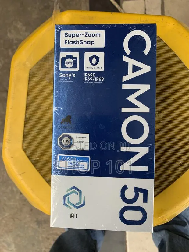 New Tecno Camon 50 256 GB Black · Photo 1