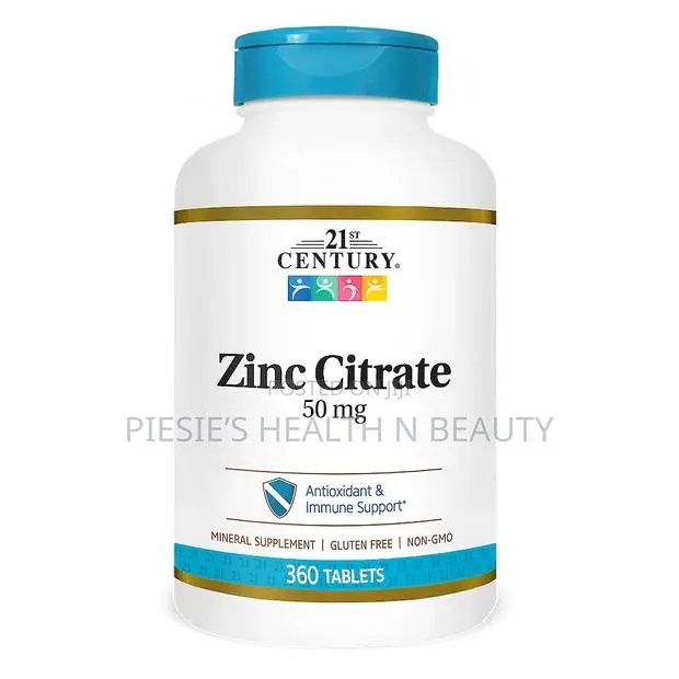 Zinc Citrate 50 Mg, 360 Tablets. · Photo 1