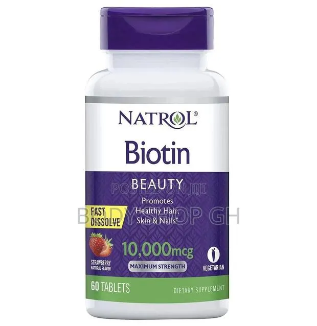 Natrol Biotin for Hair Beard Growth (Hair, Skin Nails) · Photo 1