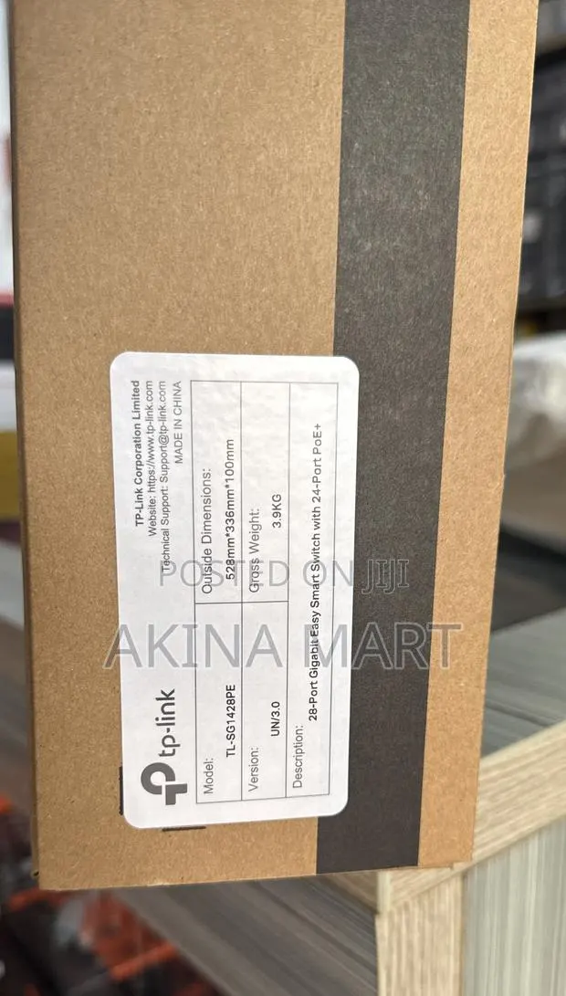 28-Port Gigabit Easy Smart Switch With 24-Port Poe+ Switch Tl-Sg1428pe · Photo 1