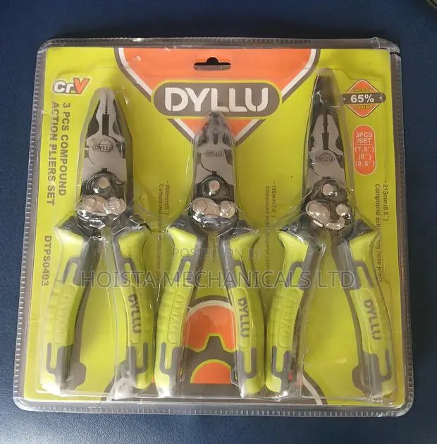3pcs Compound Action Pliers Set · Photo 1