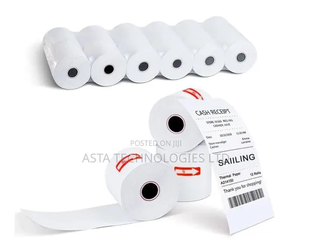 Paper Roll Thermal 80x80mm/65gsm-Asta · Photo 1