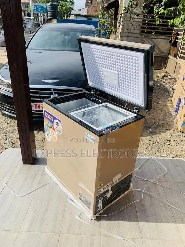 Geab the New Nasco 150 LTRS Chest Freezer (NAS-200FL-G)single Door · Photo 1