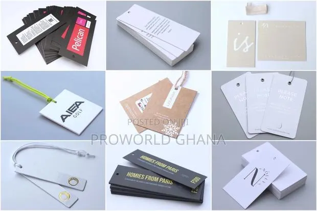Customized Hang Tags, Threads, Thank You Cards, Gift Cards · Photo 1
