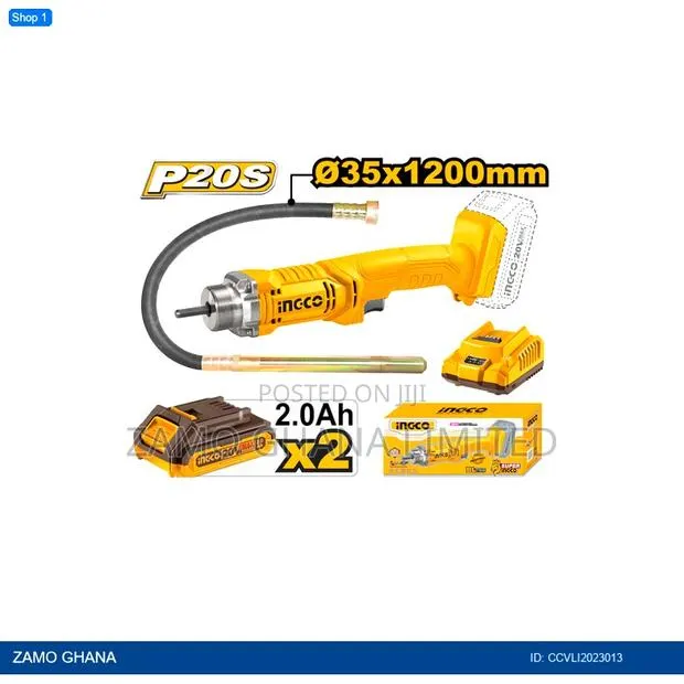 Cordle Concrete Vibrator 20v - Ccvli · Photo 1
