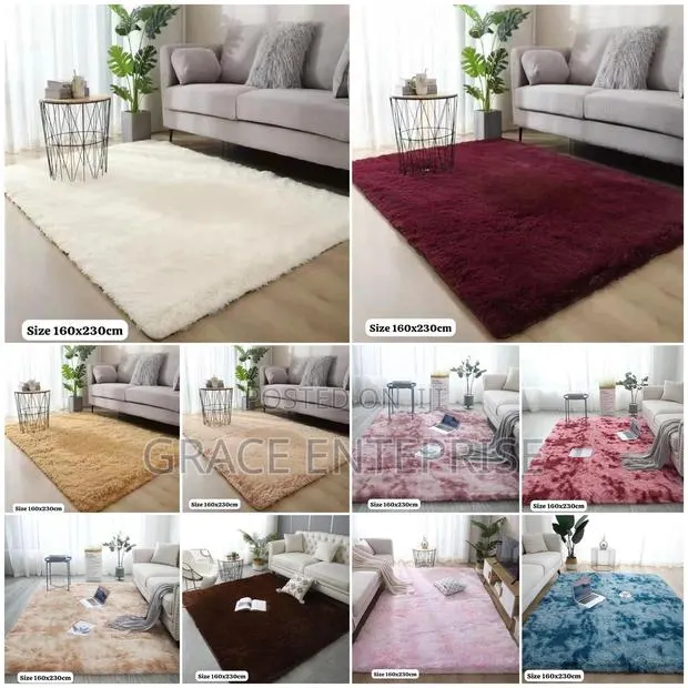 Different Colors and Sizes Ligth Weight Fluffy Carpet · Photo 1