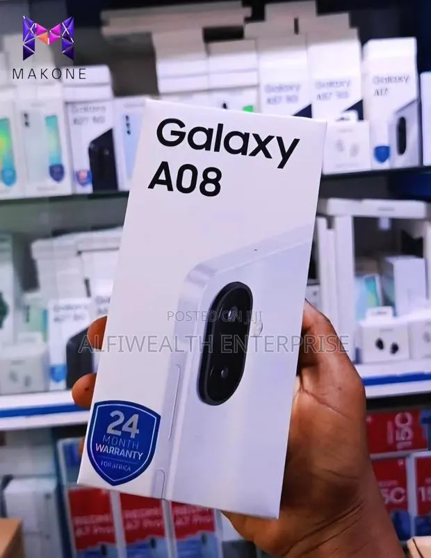 New Samsung Galaxy A08 64 GB Silver · Photo 1