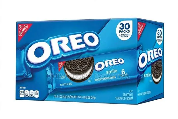 Oreo Chocolate Sandwich Cookies - 30 Snack Packs - USA Imported - · Photo 1