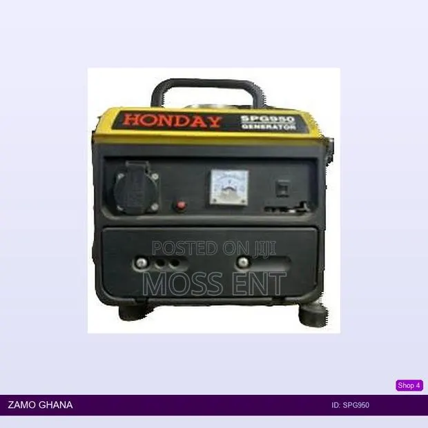 Generator Gasoline 0.8kw Yellow - Spg950 · Photo 1