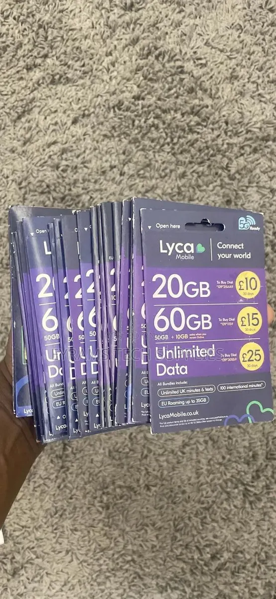 Activated Lycamobile Uk Sim Card · Photo 1