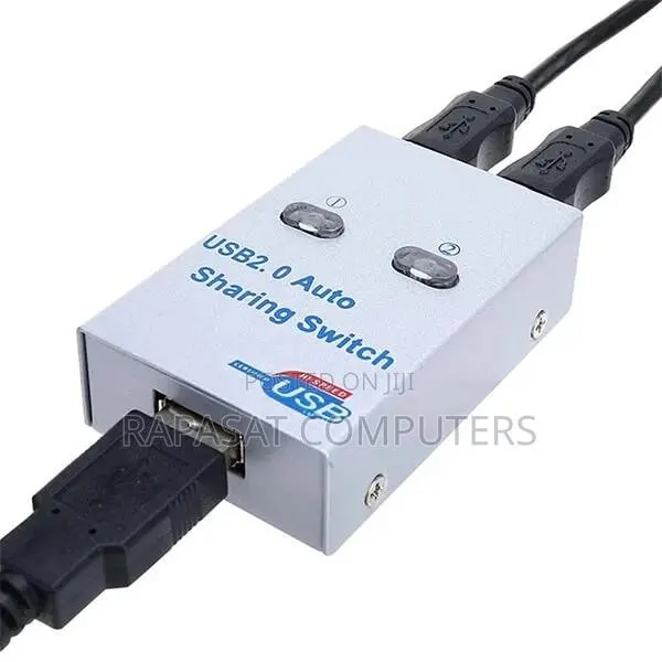 2-Port USB 2.0 Auto Sharing Switch for Printers Scanners · Photo 1