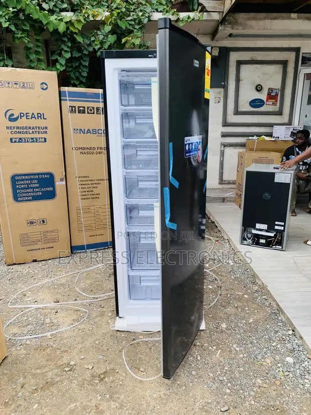 Lovely New Dark Grey Freezer Upright So Gel Door Puf-370 Pearl · Photo 1