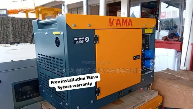 KAMA Heavy Duty Diesel Generator – Unmatched Power Durability 15kva · Photo 1