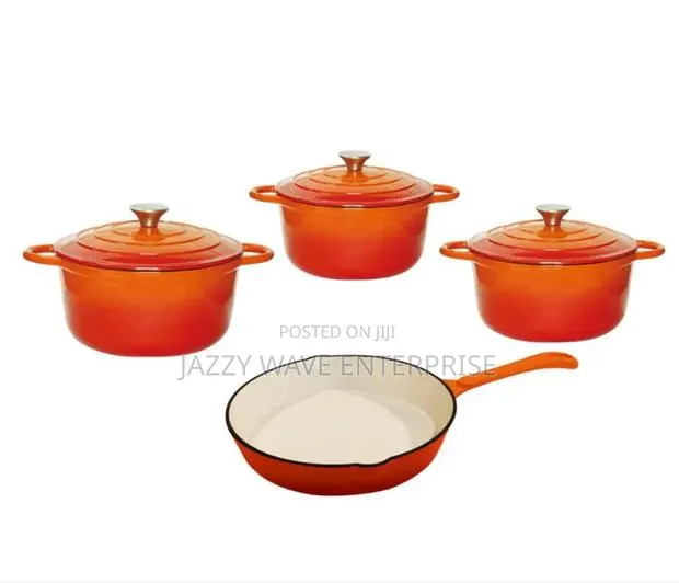 4 Set Cast Iron Nonstick Cookware · Photo 1