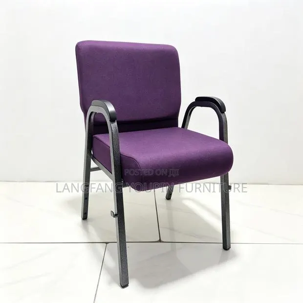 Comfortable Church Worship Chairs, Thick Foam Cushion Multiple Colours · Photo 1